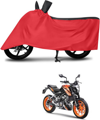 DeepShakshi AUTOMOTIVE Waterproof Two Wheeler Cover for KTM(125 Duke, Multicolor)