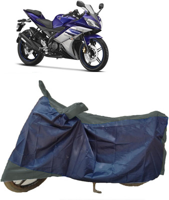 ANTOFY Two Wheeler Cover for Yamaha(YZF-R15 V2, Multicolor)