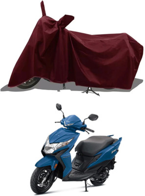 WMIZEXA Waterproof Two Wheeler Cover for Honda(Dio, Maroon)