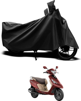 PAGORA Waterproof Two Wheeler Cover for TVS(Scooty Zest 110, Black)