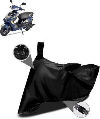 CODOKI Waterproof Two Wheeler Cover for Ampere(Zeal, Black)
