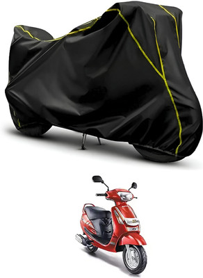 CODOKI Waterproof Two Wheeler Cover for Mahindra(Duro 125, Black, Black)