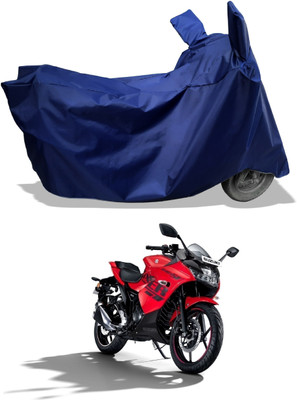Amexride Two Wheeler Cover for Suzuki(Gixxer SF, Blue)