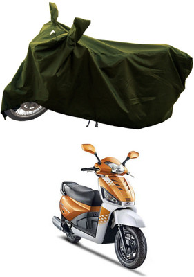GROFATIK Two Wheeler Cover for Mahindra(Gusto Electric BS6, Green)