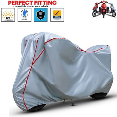 BigFly Waterproof Two Wheeler Cover for Hero Electric(Electric Scooter, Silver)
