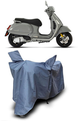 ZAQE Waterproof Two Wheeler Cover for Vespa(GTS 300, Grey)