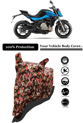 Amexride Two Wheeler Cover for CFMoto(650 NK BS6, Multicolor)