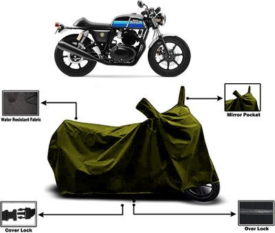 Amexride Two Wheeler Cover for Royal Enfield(Continental GT 650, Green)
