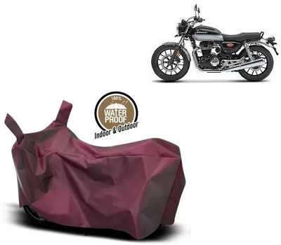 OliverX Waterproof Two Wheeler Cover for Honda(Hness CB350, Maroon)