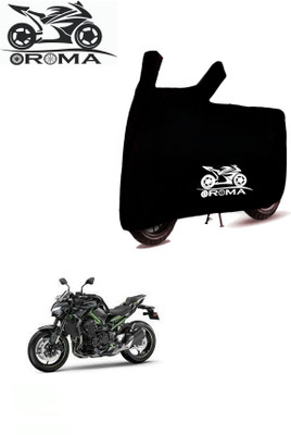 THE REAL ARV Waterproof Two Wheeler Cover for Kawasaki(Z900, Black)