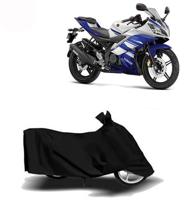 DeepShakshi AUTOMOTIVE Waterproof Two Wheeler Cover for Yamaha(YZF R15 S, Black)