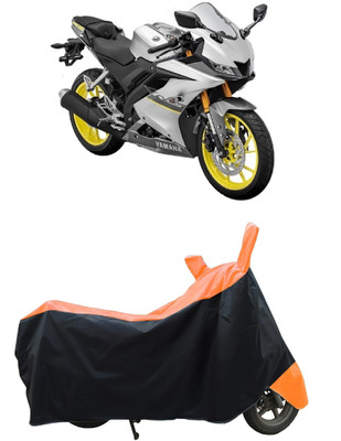 Coxtor Waterproof Two Wheeler Cover for Yamaha(YZF R15, Orange)