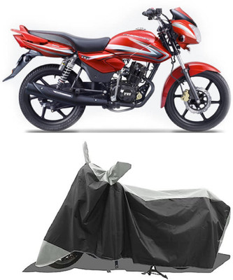 GROFATIK Two Wheeler Cover for TVS(Phoenix 125, Grey)