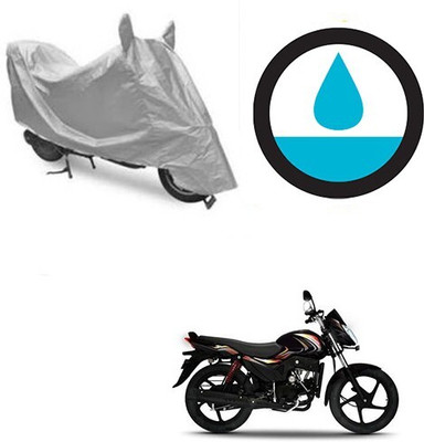 DeepShakshi AUTOMOTIVE Waterproof Two Wheeler Cover for Mahindra(Pantero, Silver)