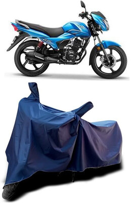 KEDIT Two Wheeler Cover for TVS(Victor, Blue)