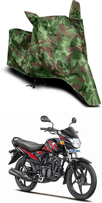 Mdstar Waterproof Two Wheeler Cover for Suzuki(Hayate, Multicolor)
