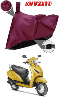 smwzxyu Waterproof Two Wheeler Cover for Honda(Activa 5G, Maroon)