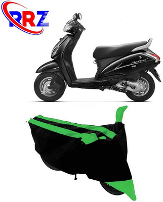 RRZ Waterproof Two Wheeler Cover for Honda(Activa, Black, Green)