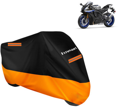 Horseyaart Waterproof Two Wheeler Cover for Yamaha(YZF R1M, Orange)