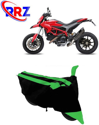 RRZ Waterproof Two Wheeler Cover for Ducati(Hypermotard 939, Black, Green)