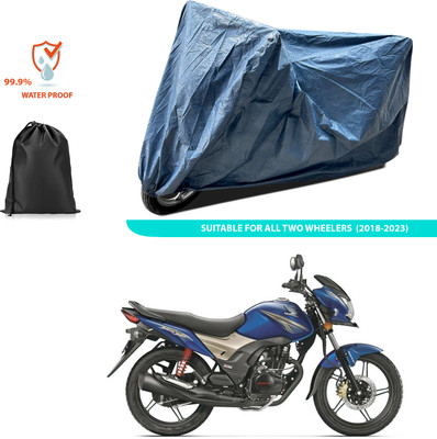 CODOKI Waterproof Two Wheeler Cover for Honda(CB Shine SP, Blue)