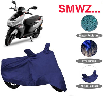 smwzxyu Waterproof Two Wheeler Cover for TVS(NTORQ, Blue)