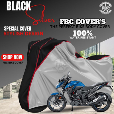 FBC Waterproof Two Wheeler Cover for Honda(X-Blade, Silver, Multicolor)