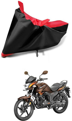 AutoGalaxy Waterproof Two Wheeler Cover for Hero(Hunk, Red, Black)