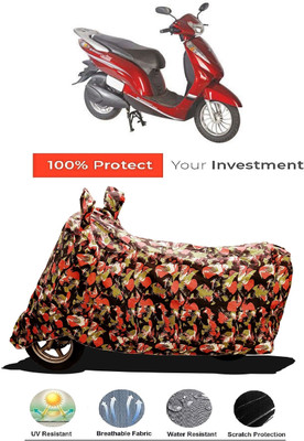 Amexride Two Wheeler Cover for Avon(E Scoot, Multicolor)