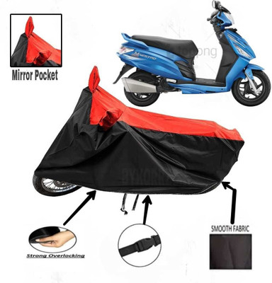 SK AUTO Waterproof Two Wheeler Cover for Hero(Maestro, Red)