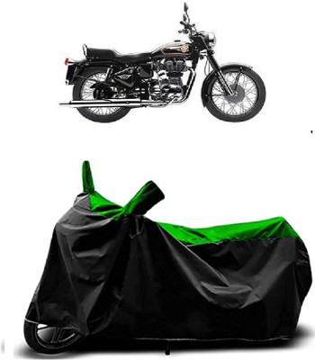 VESMEI Two Wheeler Cover for Royal Enfield(Standardv, Green)
