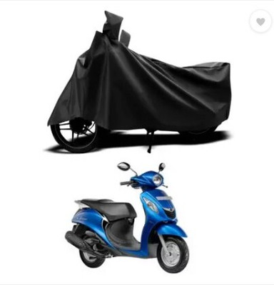 Tritika Waterproof Two Wheeler Cover for Yamaha(Motors E-Bike, Black)