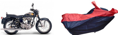 malti Two Wheeler Cover for Royal Enfield(Bullet 350 Twinspark, Red, Blue)
