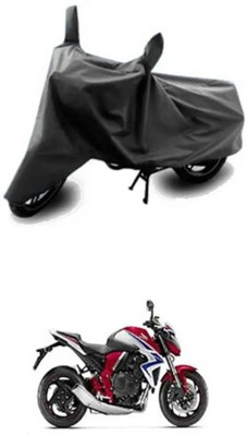 Tritika Waterproof Two Wheeler Cover for Honda(CB300R, Grey)