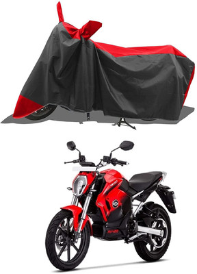 WMIZEXA Waterproof Two Wheeler Cover for Universal For Bike(Red, Black)