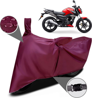 MWBB Waterproof Two Wheeler Cover for TVS(Raider, Maroon)
