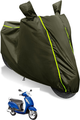 Auto Hub Waterproof Two Wheeler Cover for Suzuki(Access 125, Multicolor)