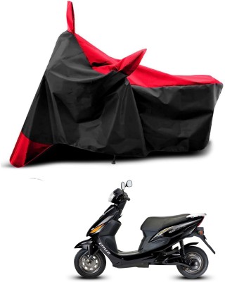 KEDIT Two Wheeler Cover for Hero(Electric Cruz, Red, Black)