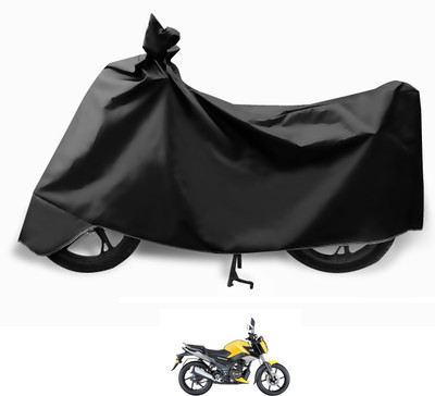 Auto Hub Two Wheeler Cover for TVS(Raider, Black)