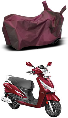 THE REAL ARV Waterproof Two Wheeler Cover for Hero(Destini 125, Maroon)