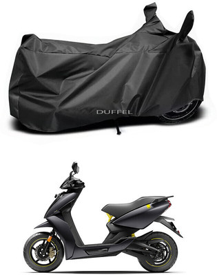 SK AUTO Two Wheeler Cover for Ather(Scooty, Black)