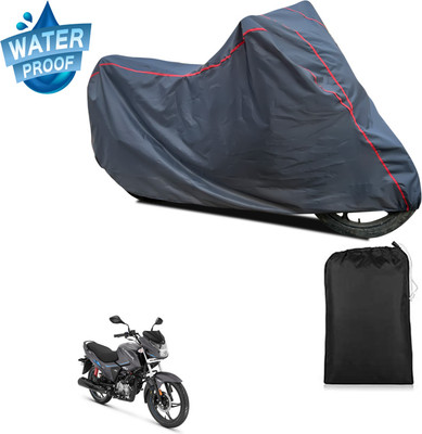 GOSHIV-car and bike accessories Waterproof Two Wheeler Cover for Hero(Glamour i3s BS6, Grey)