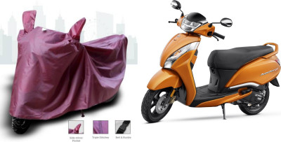 DeepShakshi AUTOMOTIVE Waterproof Two Wheeler Cover for TVS(Jupiter 125, Maroon)