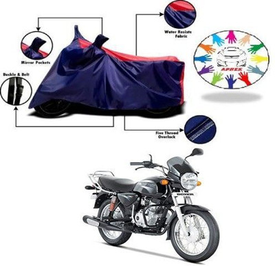 DeepShakshi AUTOMOTIVE Waterproof Two Wheeler Cover for Bajaj(Boxer, Blue, Red)