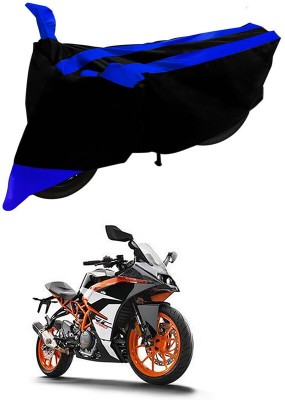 Ascension Two Wheeler Cover for KTM(RC 390, Black, Blue)