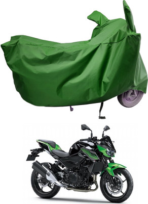 Amexride Two Wheeler Cover for Kawasaki(Z400 BS6, Maroon)