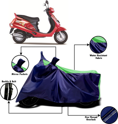 AUCTIMO Two Wheeler Cover for Mahindra(Duro, Multicolor)