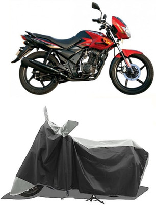 GROFATIK Two Wheeler Cover for TVS(Flame DS 125, Grey)