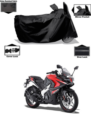 CODOKI Waterproof Two Wheeler Cover for Bajaj(Pulsar RS200 BS6, Black)