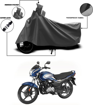 ANTHUB Two Wheeler Cover for Universal For Bike(Grey)